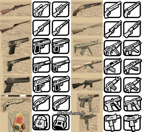 gta sa weapon slots|Best Weapons .